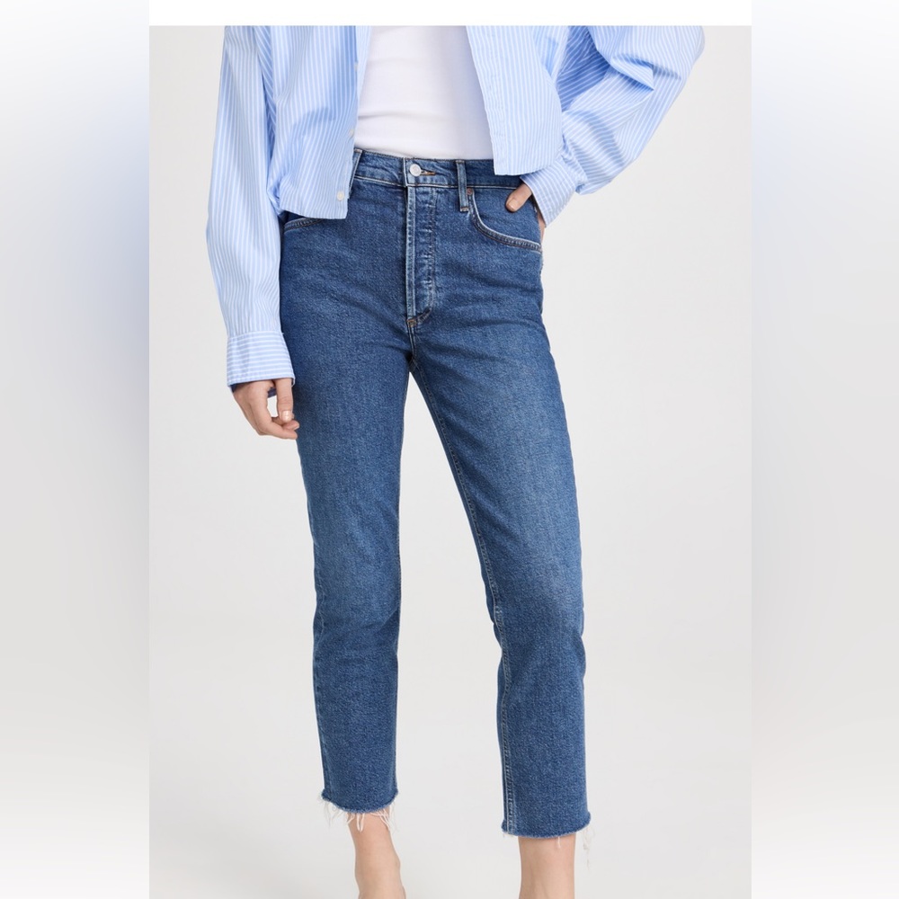 Agolde straight leg denim like new!! ‼️